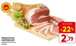 Prosciutto di carpegna dop