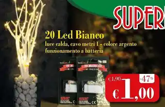 IperFamila 20 Led Bianco offerta