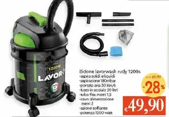 IperFamila Bidone lavorwash rudy 1200s offerta