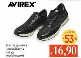 IperFamila Avirex Scarpa sportiva uomo/donna offerta