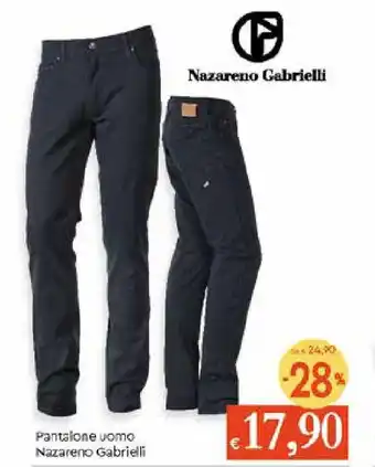 IperFamila Pantalone uomo Nazareno Garielli offerta