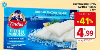 Iperal Filetti di merluzzo CAPITAN FINDUS offerta