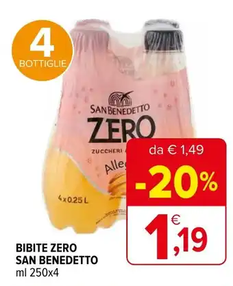 Iperal Bibite zero SAN BENEDETTO offerta