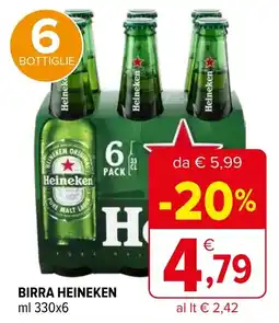 Iperal Birra HEINEKEN offerta