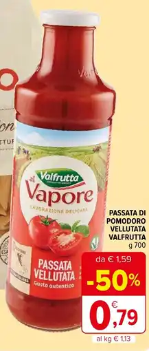 Iperal Passata di pomodoro vellutata VALFRUTTA offerta