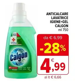 Iperal Anticalcare lavatrice igiene+gel CALGON offerta