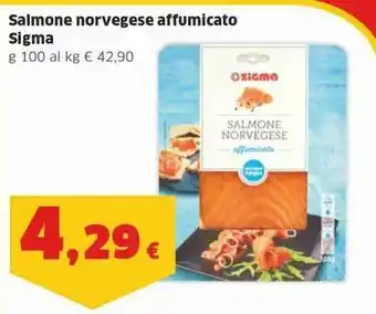 Sigma Salmone norvegese affumicato Sigma offerta