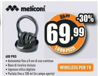 Unieuro Hp600 pro cuffie padiglione auricolare nero offerta
