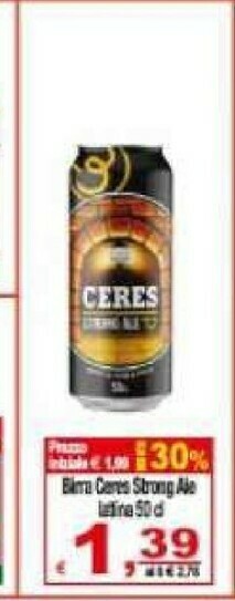 CTS Supermercati Birra offerta