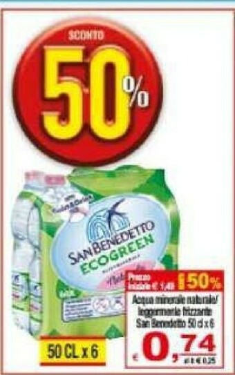 CTS Supermercati Acqua offerta