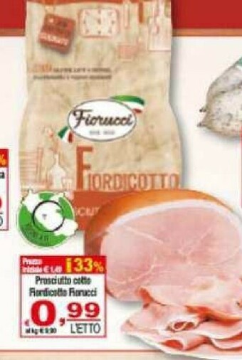 CTS Supermercati Prosciutto cotto offerta