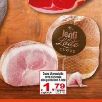 CTS Supermercati Prosciutto cotto offerta
