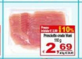 CTS Supermercati Prosciutto crudo offerta