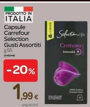 Carrefour Express Carrefour capsule selection offerta