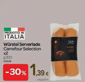 Carrefour Express Carrefour selection wurstel serverlade offerta