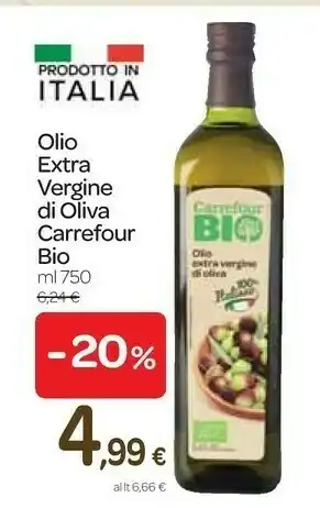 Carrefour Express Carrefour - olio extra vergine di oliva 500 g(ml) offerta