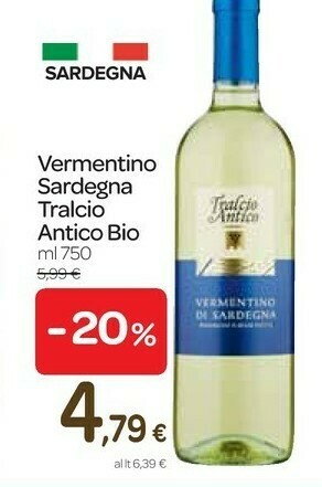 Carrefour Express Vermentino sardegna offerta