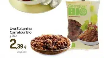 Carrefour Express Carrefour bio uva sultanina offerta