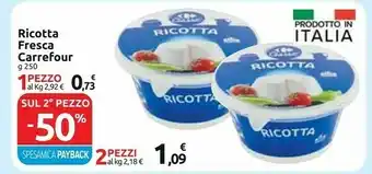 Carrefour Express Carrefour - ricotta fresca 250 g offerta