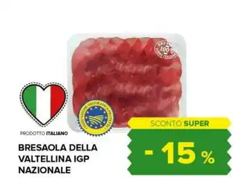 Tigre Bresaola della valtellina igp nazionale offerta