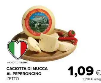 Tigre Caciotta di mucca al peperoncino offerta