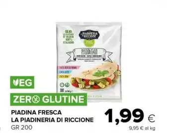 Tigre Piadina fresca zero glutine offerta