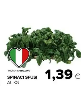 Tigre Spinaci sfusi offerta