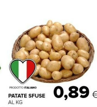 Tigre Patate sfuse offerta