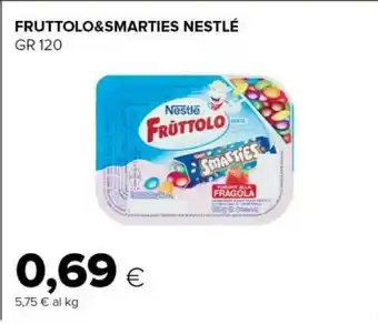 Fruttolo yogurt alla fragola & smarties 120 g(ml)