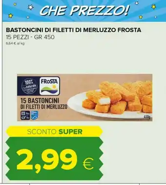Tigre 15 bastoncini di filetti di merluzzo 450 g(ml) offerta