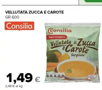 Tigre . - vellutata di zucca e carote surgelata 600 g(ml) offerta