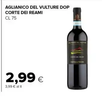 Tigre Corte dei reami aglianico del vulture dop 750 ml offerta