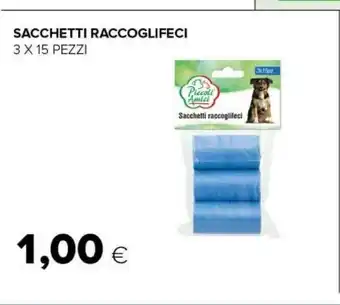 Tigre Sacchetti raccoglifeci offerta