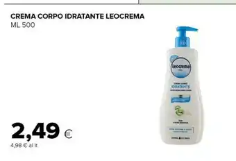 Tigre Leocrema crema corpo idratante offerta