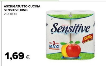 Tigre Sensitive king asciugatutto cucina offerta