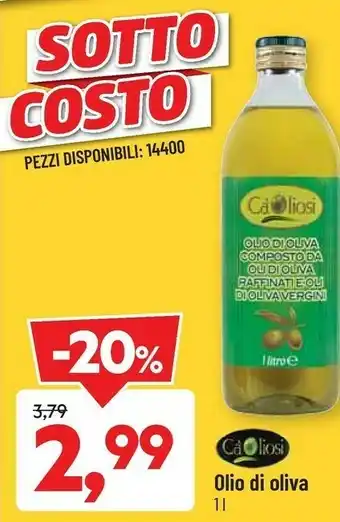 DPiù Caoliosi olio di oliva offerta