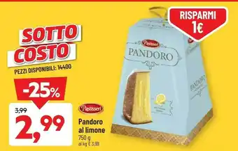 DPiù Pandoro al limone offerta