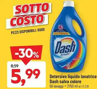DPiù Salva colore detersivo liquido lavatrice offerta