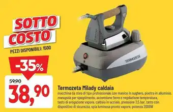 DPiù Milady caldaia offerta