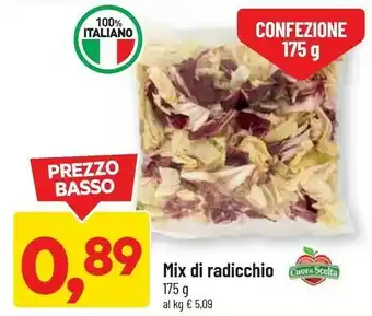 DPiù Mix di radicchio offerta