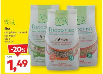 DPiù Riso con quinoa /con semi/con legumi offerta