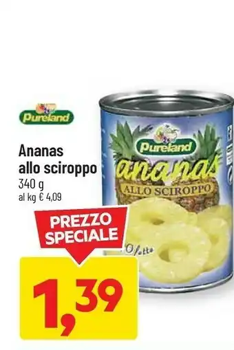 DPiù Ananas allo sciroppo offerta