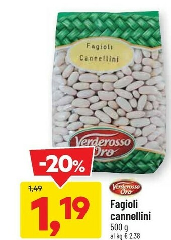 DPiù Verderosso oro - fagioli cannellini offerta