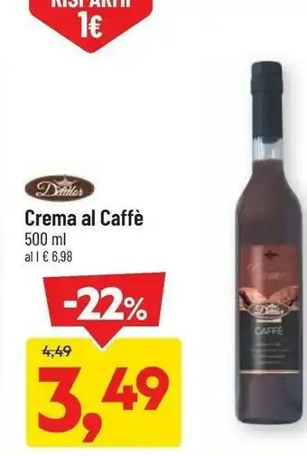 DPiù Crema al caffe offerta