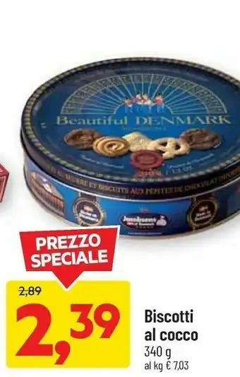 DPiù Biscotti al cocco offerta