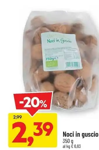 DPiù Noci in guscio offerta