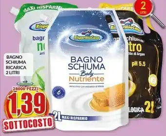 Risparmio Casa Risparmiocasa schiuma ricarica 2000 ml offerta