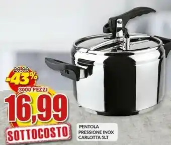 Risparmio Casa Pentola pressione inox carlotta offerta