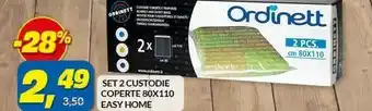 Set 2 custodie coperte easy home