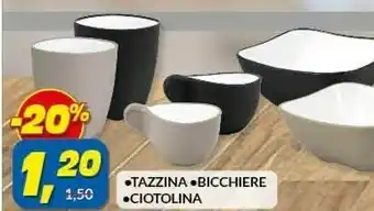Risparmio Casa Tazzina/ bicchiere/ ciotolina offerta